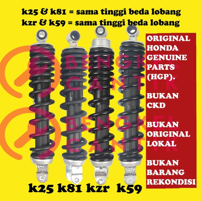 Ukuran Shock Depan Beat