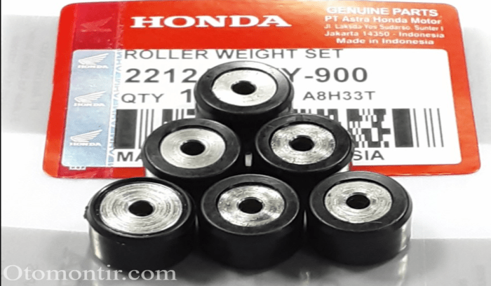 Ukuran Roller Standar Beat vario gram brt ukuran