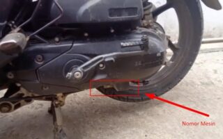 Letak Nomor Rangka dan Nomor Mesin Honda Beat Letak Nomor Rangka dan Nomor Mesin Honda Beat