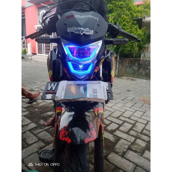 Headlamp cb150r mahkota topeng variasi facelift v2 Accesories cb150r headlamp