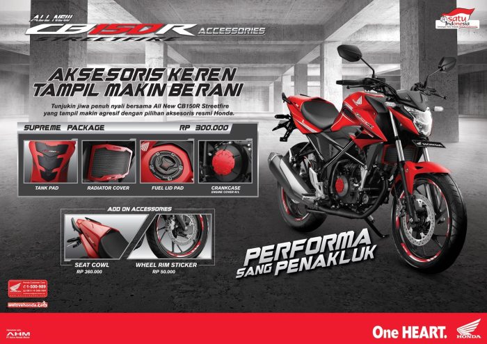 Aksesoris cb150r ganteng bikin tambah bukalapak Acesoris tambahan cb150r