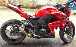 Z250 modifikasi ninja putih modif sorowako jalil bro vixion deskripsi gambar thecitycyclist A kawasaki z250 modif full fairing