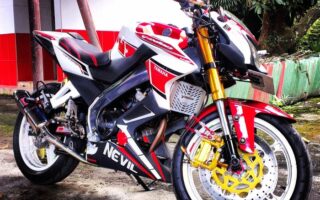 Vixion modifikasi populer kontes jari terkeren bagus fairing ceper velg thailook Acesoris modiv new vixion