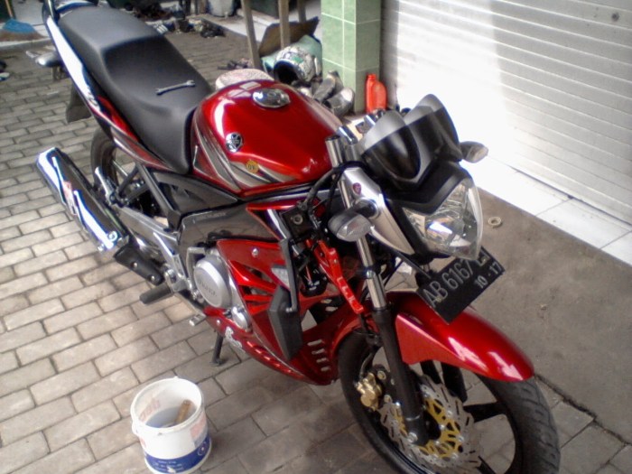 Stang vixion modifikasi pake motor modif jepit thecitycyclist rr satrio Accessoris vixion movistar modif ninja