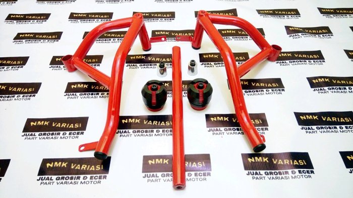 Vixion tubular crashbar sparepart body Accesories tubular pada new vixion