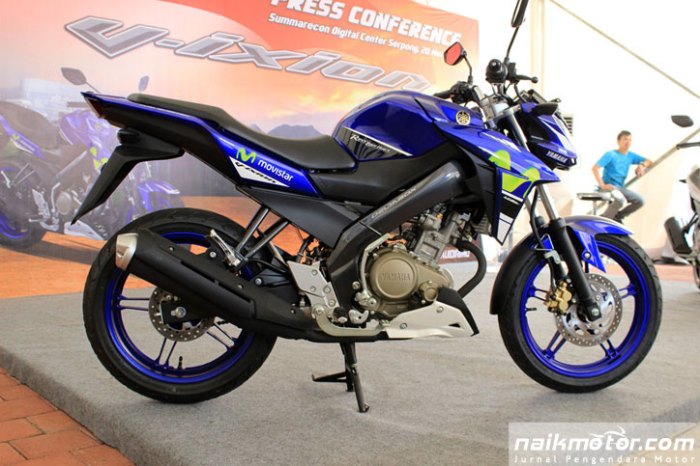 Vixion modifikasi fairing warna jari velg merah artinya semulus comeback diharapkan kendaraan keren Aaksesoris variasi new vixion advance