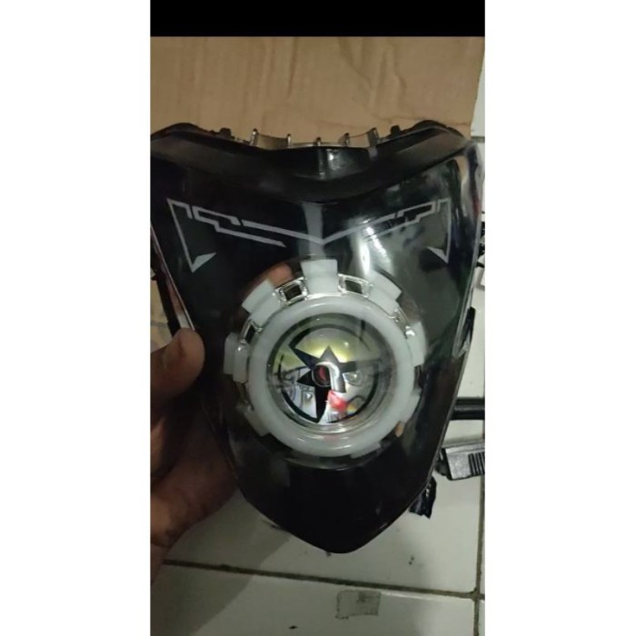 Headlamp depan headlight assy lampu honda streetfire ori ahm facelift 150r 1 set kepala new cb150r