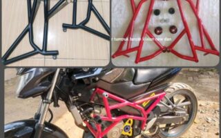 Vixion tubular nvl modifikasi tampak Accessories vixion new tubular