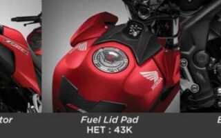Visor cb150r aksesoris goozir Acecoris cb150r terbaru