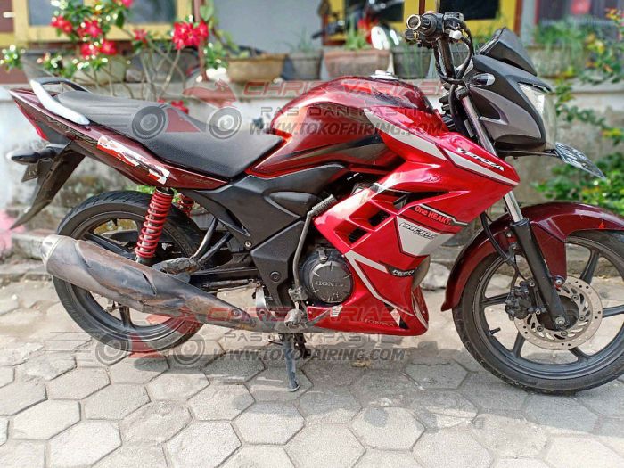 Verza fairing ninja fi lis merah 2016 harga half fairing verza