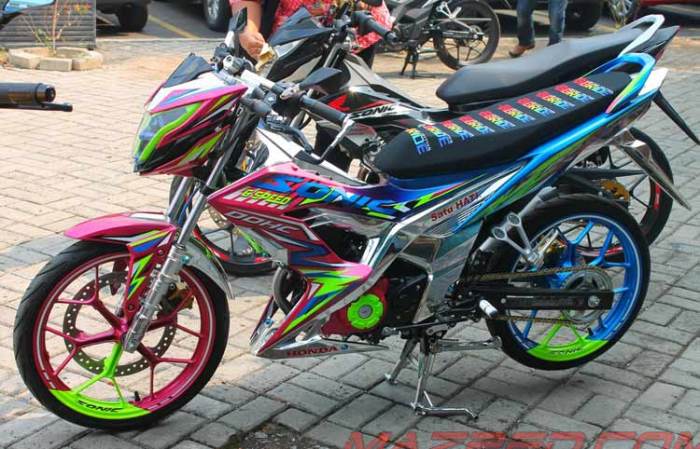 Modif modifikasi 150r Acc modif honda sonic