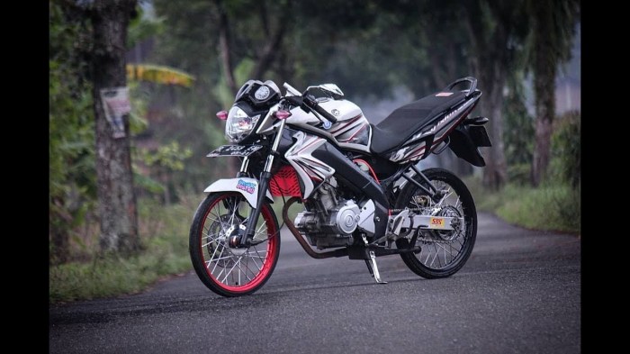 Vixion modif Abu abu vixion old modif