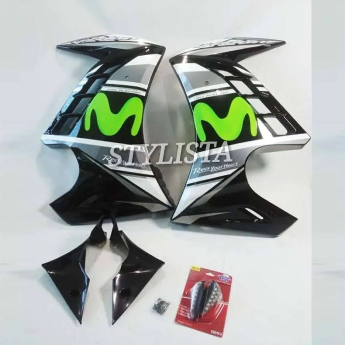 Vixion fairing aksesoris lainnya Accesories yamaha half fairing new vixion advance