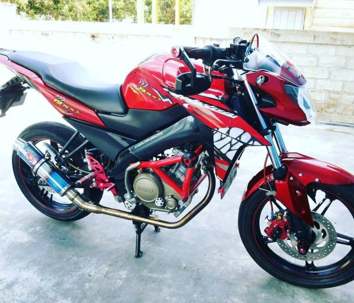 Vixion stiker nva striping hiu nvl merah terbaru bukalapak shark Acecories vixion di mojokerto