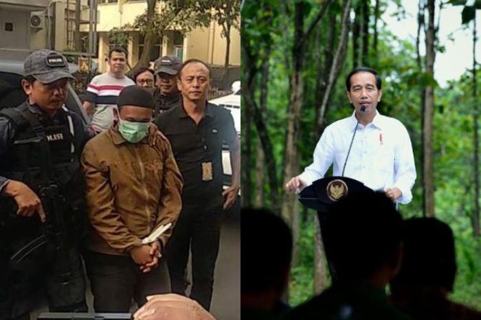 4251249005 Ribuan massa dan tni bersatu lakukan ancaman kepada jokowi