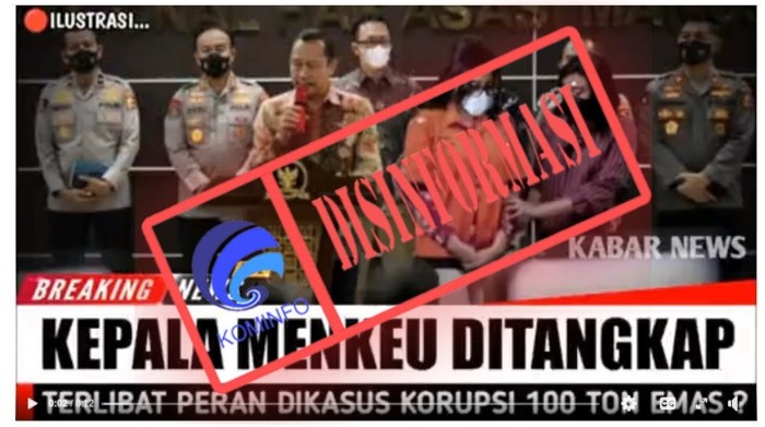 Sri mulyani ditangkap aparat karena terlibat kasus korupsi emas