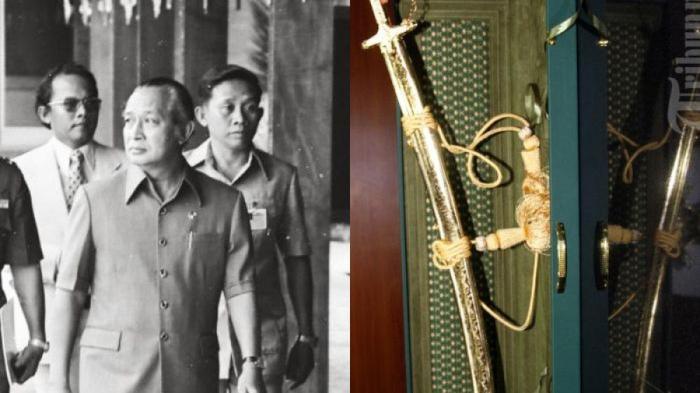 Ilustrasi-Raja-Arab-Saudi-beri-hadiah-pedang-emas-ke-Soeharto Ida dayak dapatkan hadiah pedang emas dari raja arab saudi king salman