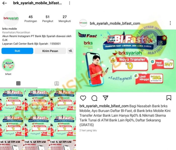 Akun twitter mengatasnamakan bank syariah indonesia