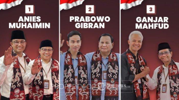 Pilpres-2024-Prabowo-Gibran-Ganjar-Mahfud-Anies-Muhaimin-Cak-Imin Anies baswedan dan partai pdip bersatu menggugat komisi pemilihan umum kpu dan mahkamah konstitusi mk