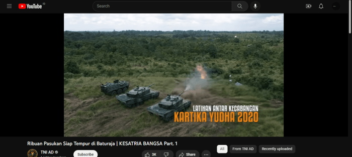 Video ribuan pasukan tni menerobos pertahanan malaysia