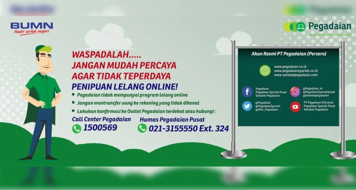 a Penawaran lelang mengatasnamakan pt pegadaian persero
