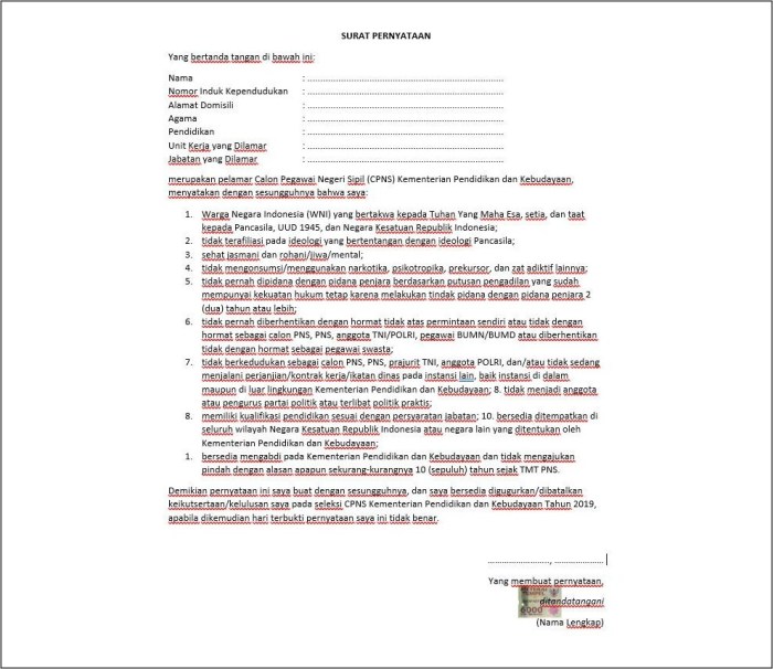 Surat pengumuman panggilan tes dan tanda tangan kontrak kerja mengatasnamakan pt musim mas