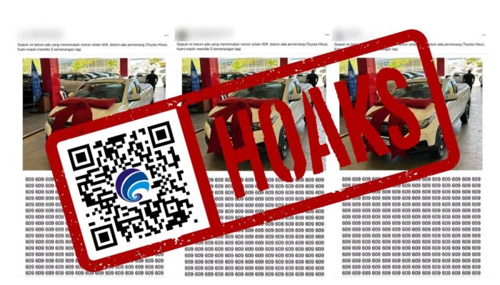 kominfo-cekhoaks-hoaks-disinformasi-misinformasi-kuis-tebak-angka-berhadiah-toyota-hilux Kuis tebak angka berhadiah mobil di facebook