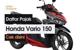 Pajak Motor Honda Vario 150 2021 | GPSKU Pajak Honda Vario 160 (All-New, menggantikan Vario 150)