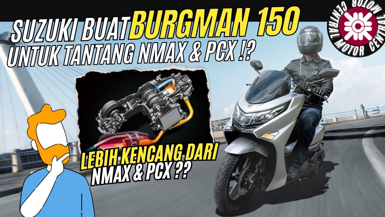 SEMAKIN MEMANAS ! RUMOR SUZUKI AKAN BUAT BURGMAN 150 UNTUK IKUT SERTA ... Pajak (Prediksi) Suzuki Burgman 150/160 (2025)